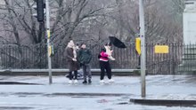 Scenes across Edinburgh as Storm Éowyn hits the city