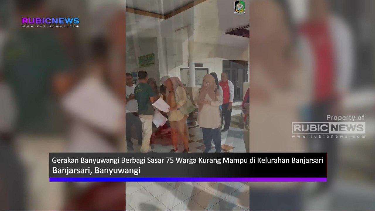 Gerakan Banyuwangi Berbagi Sasar 75 Warga Kurang Mampu di Kelurahan Banjarsari, Ini Pesan Kadinsos Banyuwangi Henik Setyorini