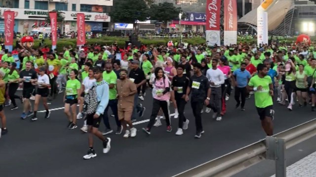 Dubai running festival draws huge crowd as fitness enthusiasts kickstart 2025 on a healthy note