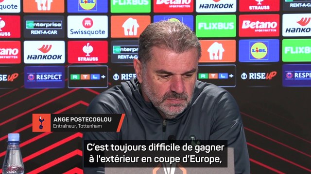 Postecoglou : “Les joueurs ont été remarquables”