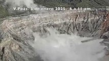 Actividad del volcán Poás obliga a disminuir número de turistas por día