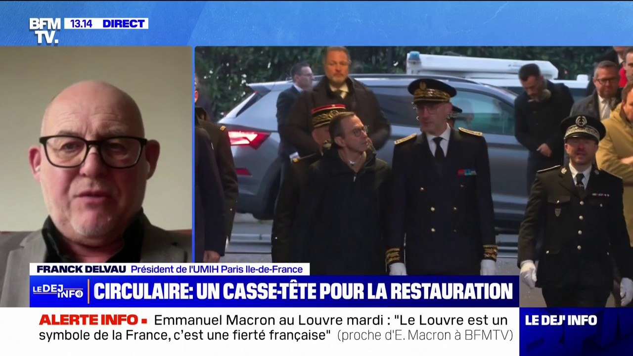Travailleurs sans-papiers: "Ce ne sont pas des voyous" réagit Franck Delvau, président de l'UMIH Paris Île-de-France