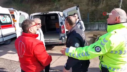 Samsun'da 6 kişinin yaralandığı kaza sonrası gergin anlar