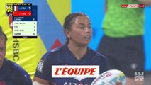 L'essai de Valentine Lothoz face à la Chine - Rugby à 7 (F) - HSBC Sevens Series à Perth