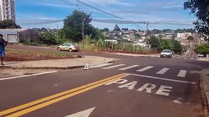 Carro da Prefeitura de Tupãssi e Cruze se envolvem em colisão no Santa Cruz