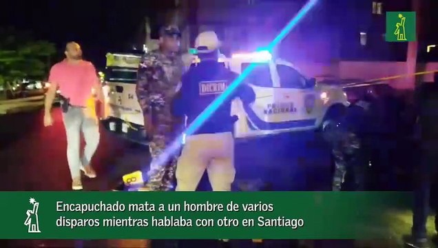 Encapuchado mata a un hombre de varios disparos mientras hablaba con otro en Santiago_1
