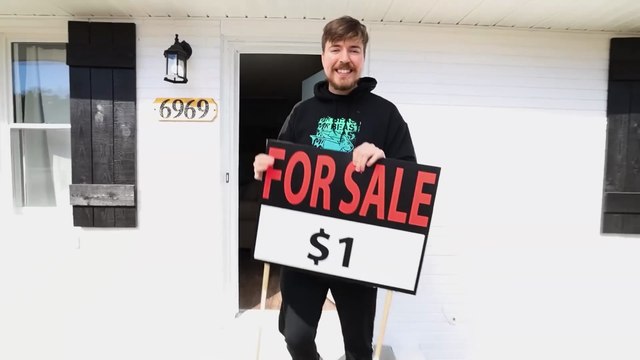 “ I Sold My House For $1 🏠💵 | Insane MrBeast Giveaway Challenge ”