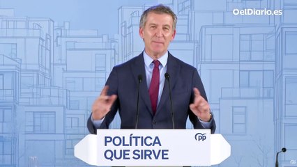 Feijóo afirma que la moratoria antidesahucios que ha protegido a 58.000 familias “no ha beneficiado a nadie”