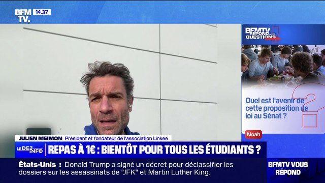 Repas à 1€ pour tous les étudiants: quel est l'avenir de cette proposition de loi au Sénat? BFMTV répond à vos questions