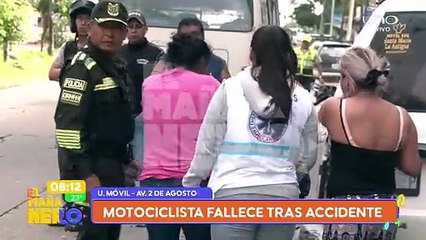 scz accidente en la avenida 2 de agosto