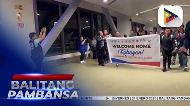 17 Pinoy seafarers na pinalaya ng Houthi rebels, kasama na ng kani-kanilang pamilya