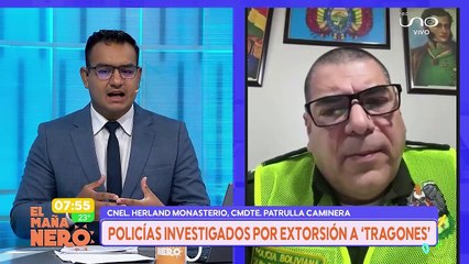 SCZ CORONEL DE PATRULLA CAMINERA HABLA DEL CASO DE POLICIAS EXTORSIONADORES