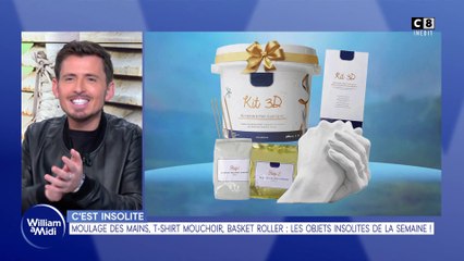 C'est insolite : Moulage des mains, t-shirt mouchoir... les objets insolites de la semaine !