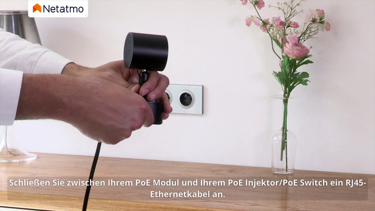So installieren Sie Ihre Innenkamera Advance von Netatmo eigenhändig mit Power over Ethernet