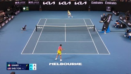 Open d'Australie - Sinner écarte Shelton et défendra son titre