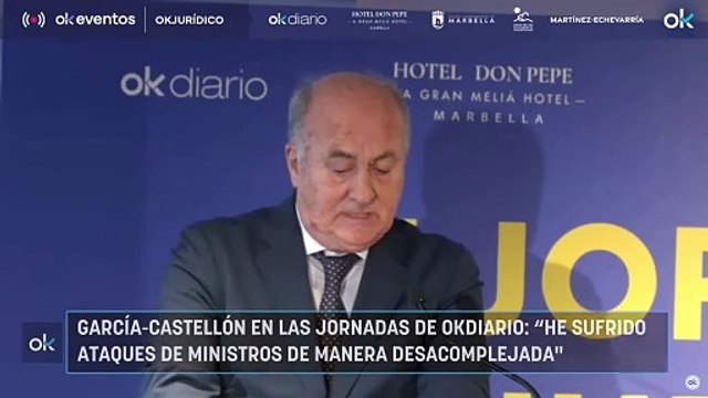 García-Castellón en las jornadas de OKDIARIO: He sufrido ataques de ministros de manera desacomplejada