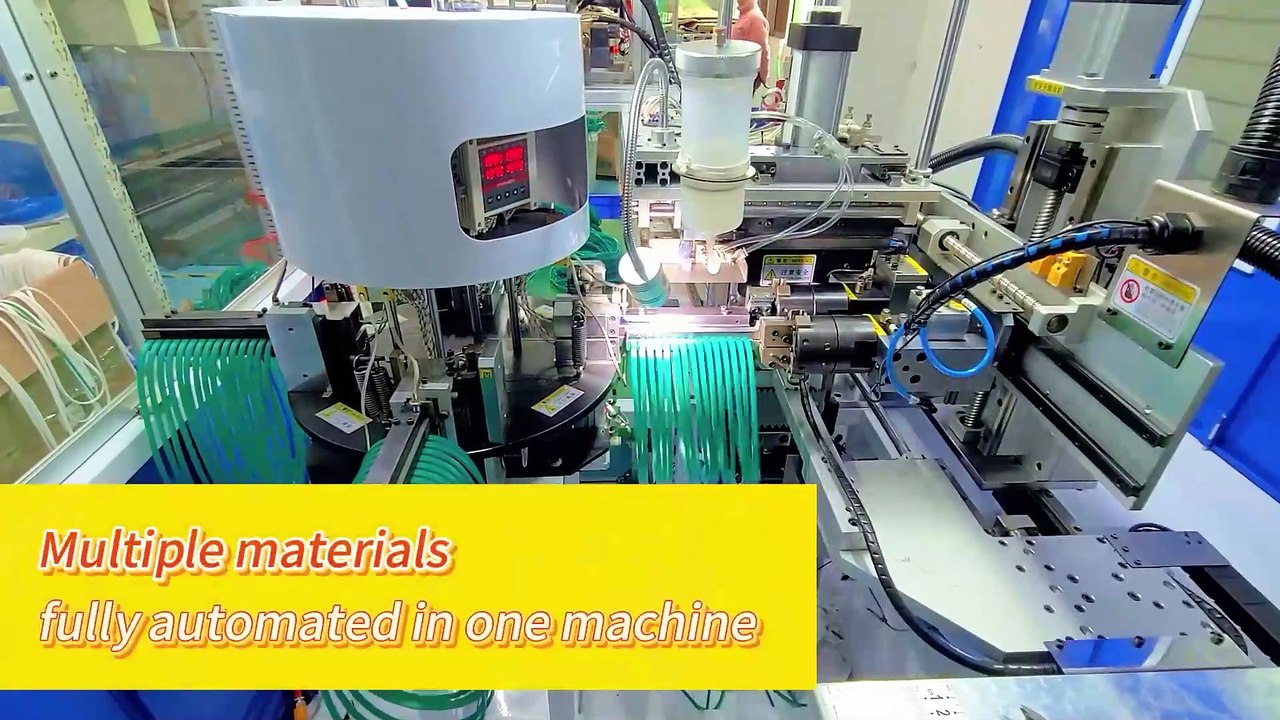 Multiple materials, fully automatic processing with one machine, sealing ring bonding machine, capable of producing over 4000 sealing rings per hour