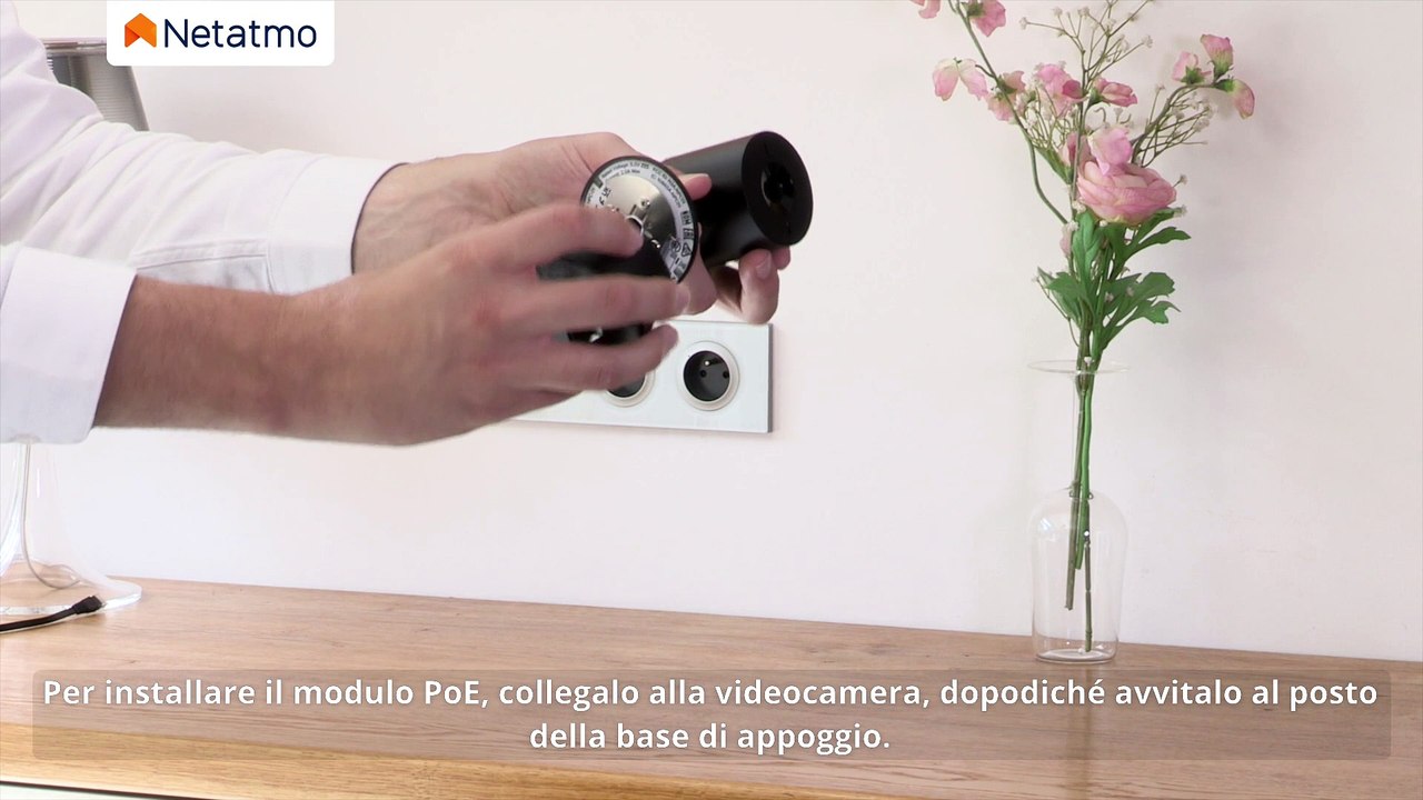 Come installare la Videocamera Interna Advance Netatmo tramite Power over Ethernet