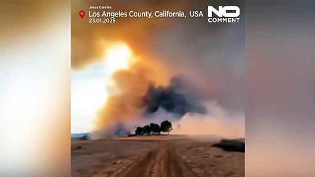 Новые лесные пожары в Калифорнии