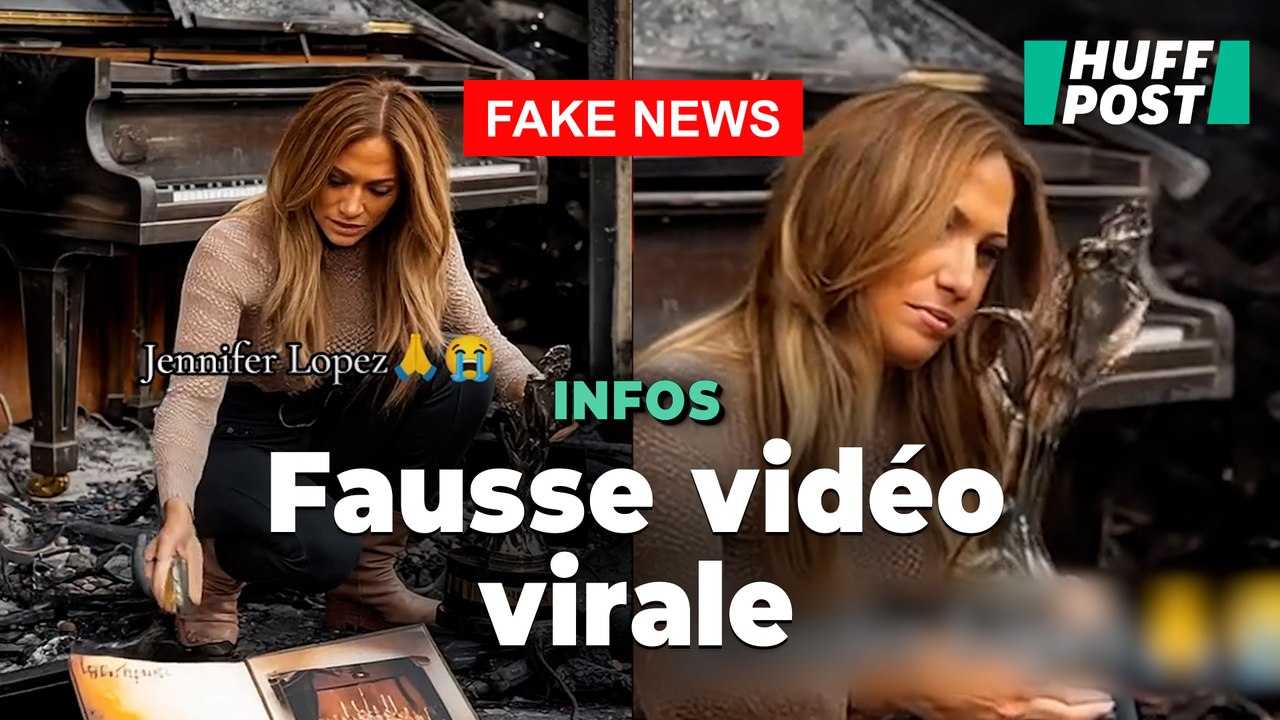 Ne vous fiez pas à cette fausse vidéo de J.Lo victime des incendies à Los Angeles