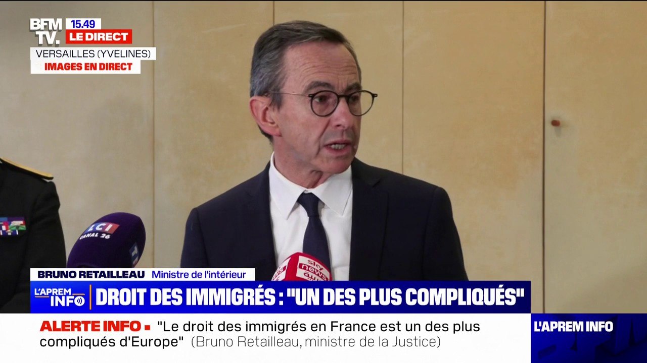 Immigration: "Les Français nous demandent de reprendre le contrôle", déclare Bruno Retailleau