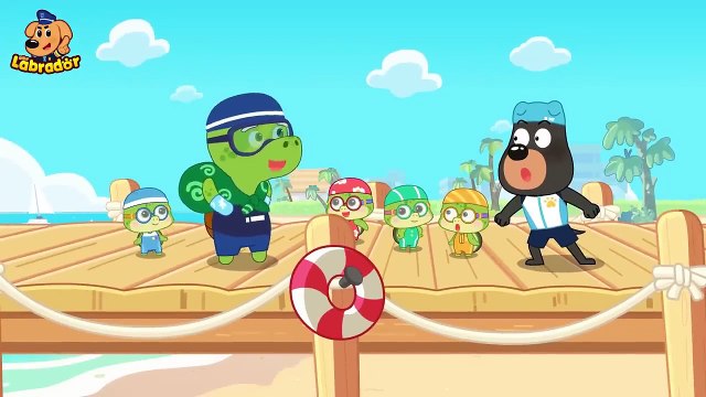 Swimming Lesson _ Fun Stories _ Safety Rules for Kids _ Sheriff Labrador