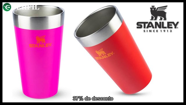 Famosos copos térmicos Stanley em promoção, festa surpresa de Viih Tube e aniversário de Gloria Groove!