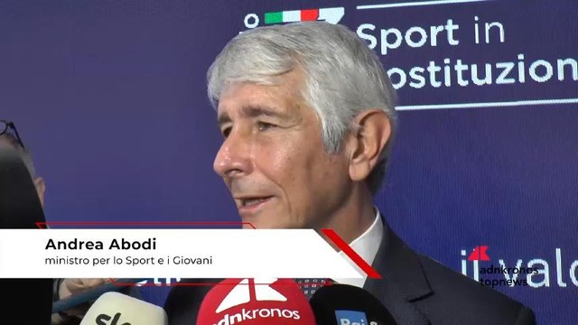 Rapporto Sport 2024, ministro Abodi: “Ciò che rappresentano questi numeri è il benessere delle persone”