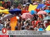 Pueblo de barinas marchó este 23 de enero en apoyo al presidente Nicolás Maduro Moros
