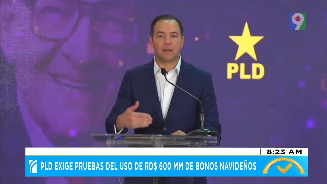 PLD exige pruebas del uso de RD$600 MM de bonos navideños | El Despertador