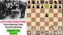 Chess Opening Traps. Ponziani Opening