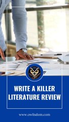 Write a killer literature review