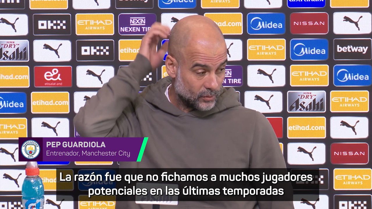 Guardiola: "No tenemos jugadores"