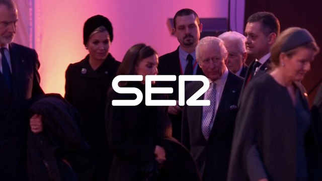 Los reyes Felipe VI y Letizia asisten al acto de 80 aniversario de la liberación de Auschwitz
