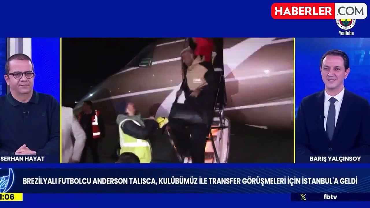 Anderson Talisca, Fenerbahçe için İstanbul'da: İşte ilk sözleri