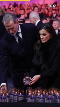 Los reyes Felipe VI y Letizia asisten al acto de 80 aniversario de la liberación de Auschwitz