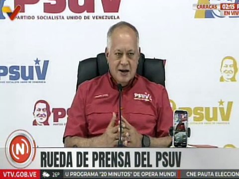 Vpdte. PSUV Diosdado Cabello afirmó que la extrema derecha se destruye a sí misma