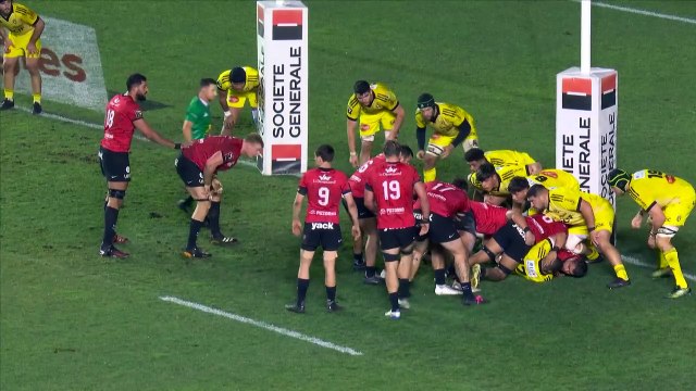 TOP 14 - Essai de Leicester FAINGA'ANUKU (RCT) - RC Toulon - Stade Rochelais