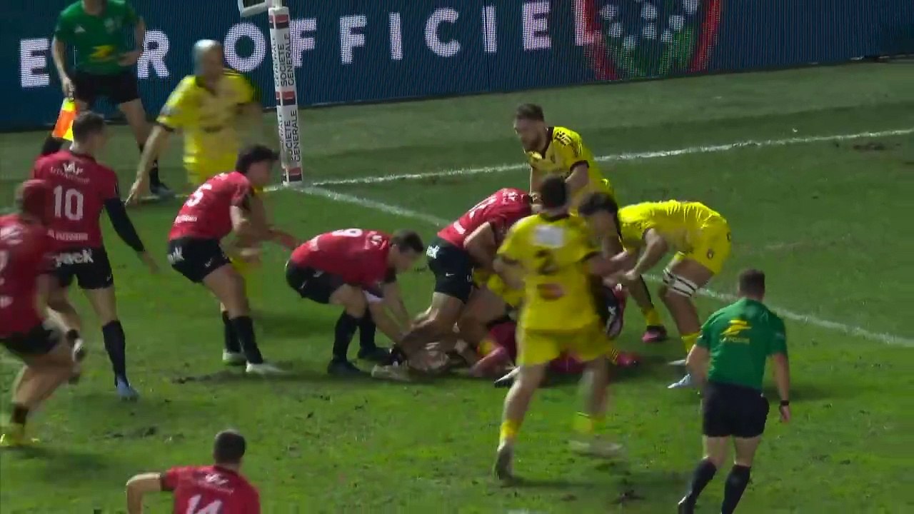 TOP 14 - Essai de Gael DREAN (RCT) - RC Toulon - Stade Rochelais