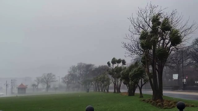 Largs during Storm Eowyn