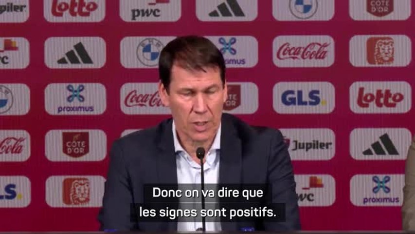 Rudi Garcia compte sur un retour de Thibaut Courtois en sélection, 