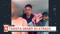 BRASIL: TAXISTA GRABÓ SU ATRACO