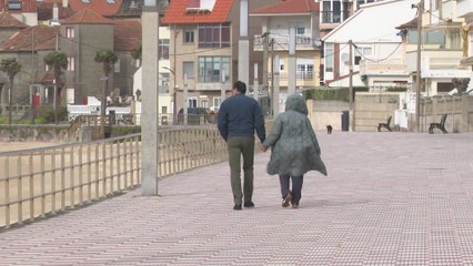 Alerta naranja por temporal costero en el litoral de las provincias de A Coruña y Pontevedra
