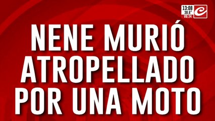 Horror y conmoción en Puerto Madero: nene murió atropellado por una moto