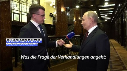 Putin: "Wir sind bereit zu Verhandlungen"