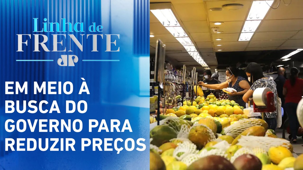 Prévia da inflação sobe 0,11% puxada por alimentos | LINHA DE FRENTE