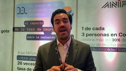 Gabriel Santos Colombia Fintech propone cambios en tasa de usura