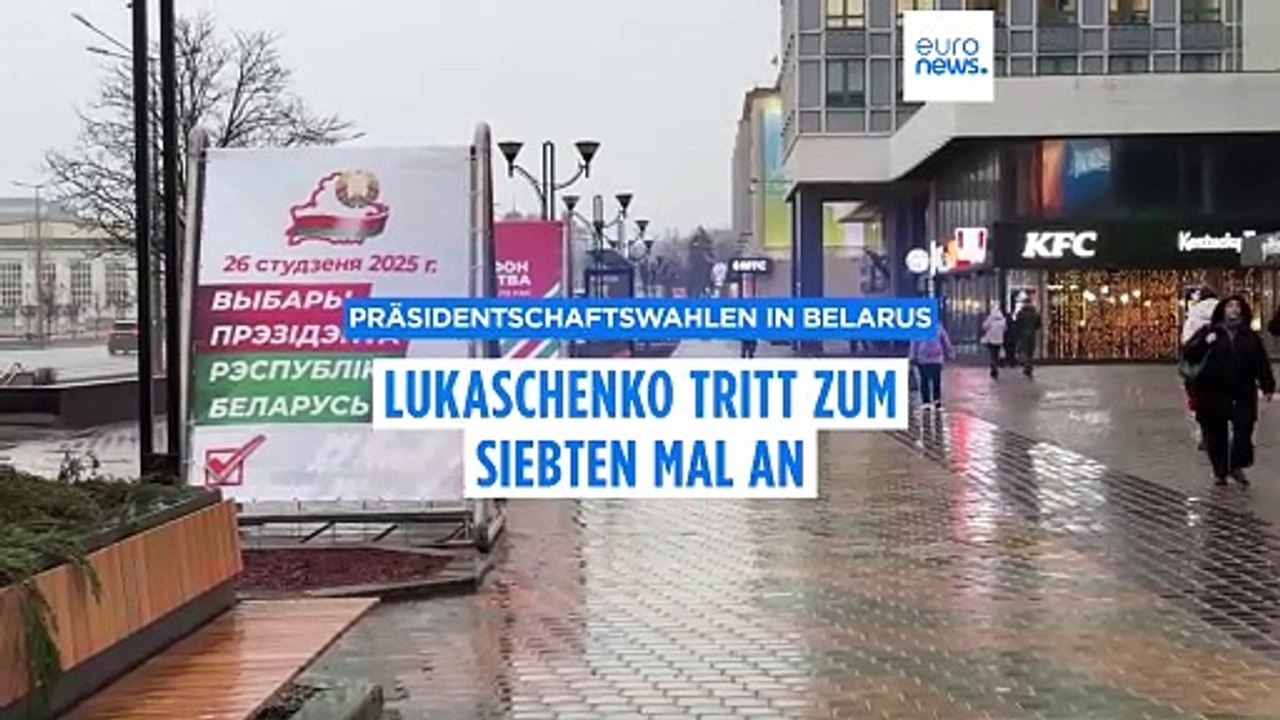 Belarus: Amtsinhaber Lukaschenko kandidiert für eine siebte Amtszeit