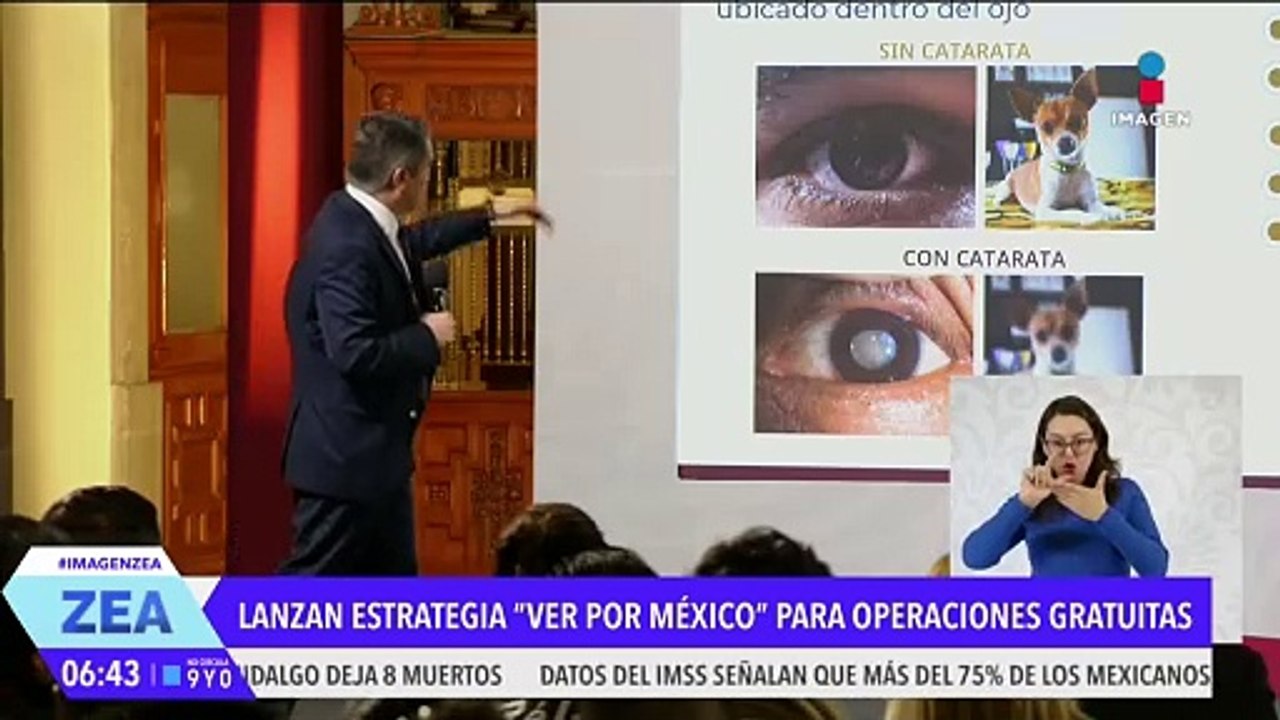 Lanzan la estrategia "Ver por México" para cirugías gratuitas de cataratas