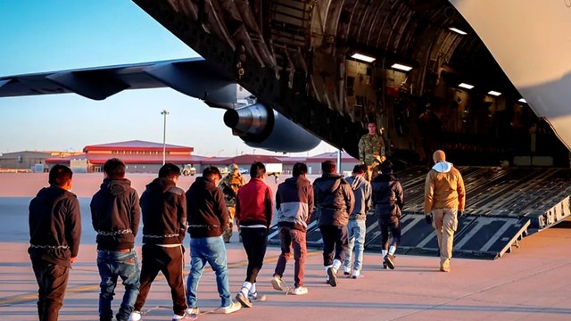 Los primeros deportados de Estados Unidos tras la llegada de Trump a la presidencia